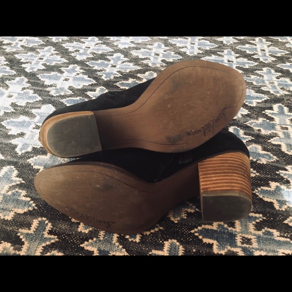 Sam Edelman black suede/leather bootie - Picture 3 of 6